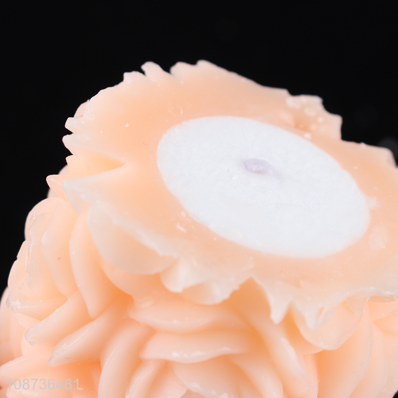 Best selling rose flower scented candle aromatic candle for home decoration