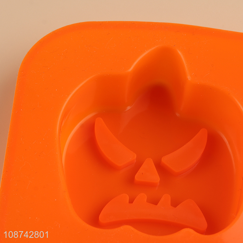 Top selling pumpkin shaped silicone non-stick cookies mold mini cake mould