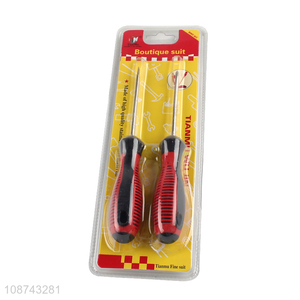 Wholesale phillips and flat head screwdriver set for fastening and loosening