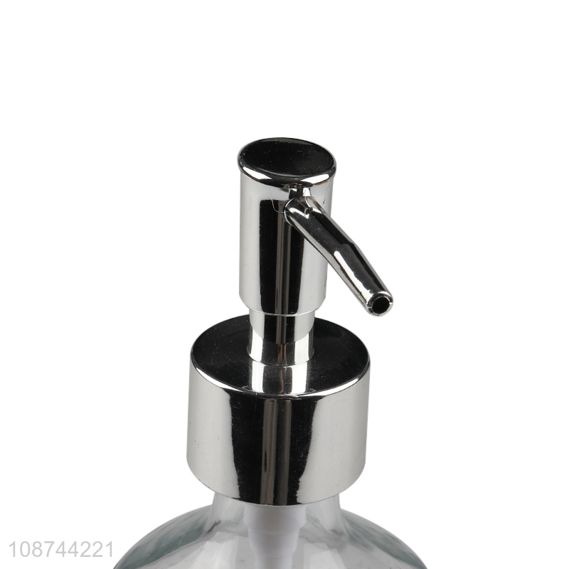 Best selling glass liquid soap bottle soap dispenser for bathroom accessories