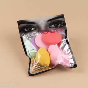 Factory wholesale multicolor beauty makeup tool cosmetic puff sponge