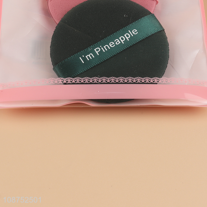 Latest design multicolor soft makeup puff cosmetic sponge set