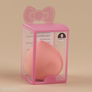 Most popular peach shaped soft beauty blender for makeup tool