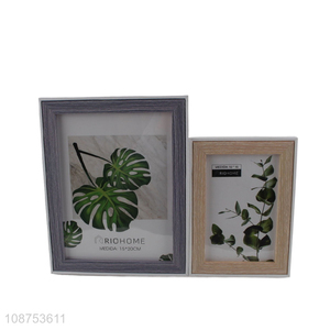 Hot selling mdf family couple rectangle tabletop photo frame wholesale