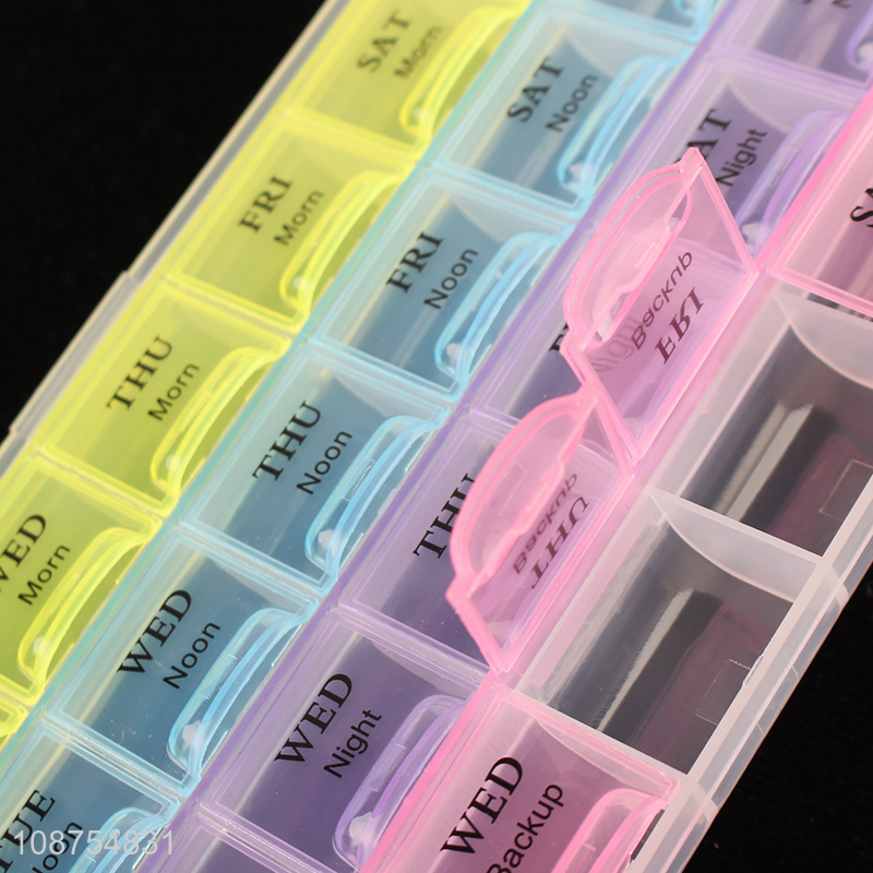 Factory wholesale 28-day pill case moisture-proof medicine planner