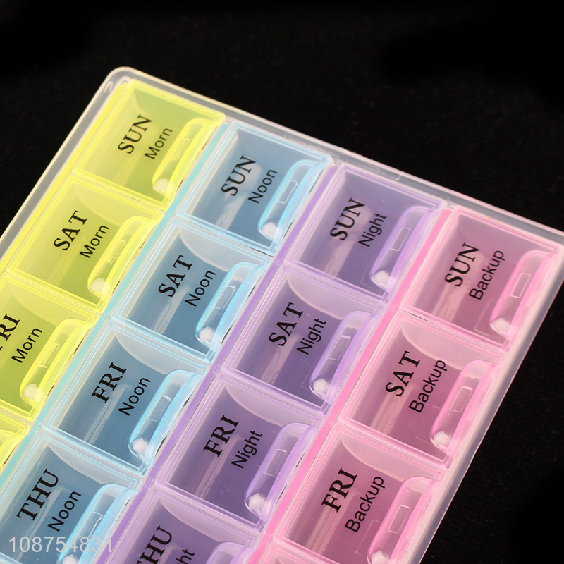 Factory wholesale 28-day pill case moisture-proof medicine planner