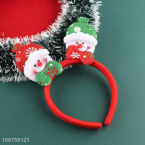 China factory christmas gifts snowman hair hoop hair accessories