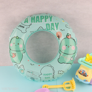 Popular products cartoon dinosaur swimming circle swimming ring for kids