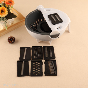 Popular products kitchen gadget vegetable cutter with drain basket