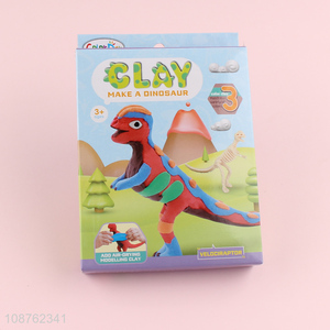 Wholesale dinosaur arts & crafts soft ultra light modeling clay kit