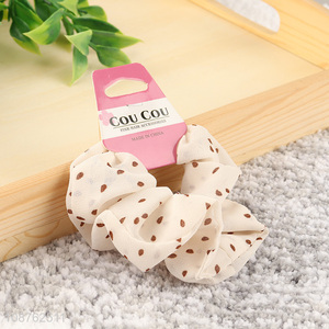 Wholesale chiffon hair scrunchies women girls hair bands hair ties