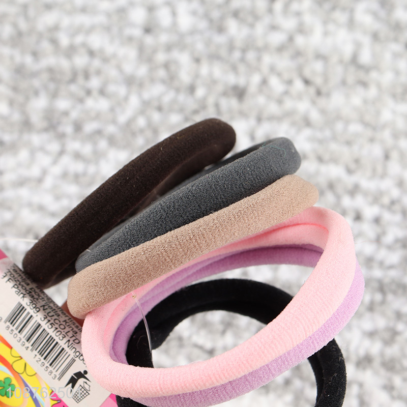 Wholesale no damage elastic hair bands seamless hair ties for women