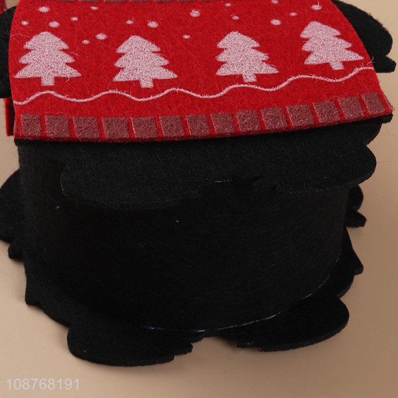 Best selling felt cloth christmas basket