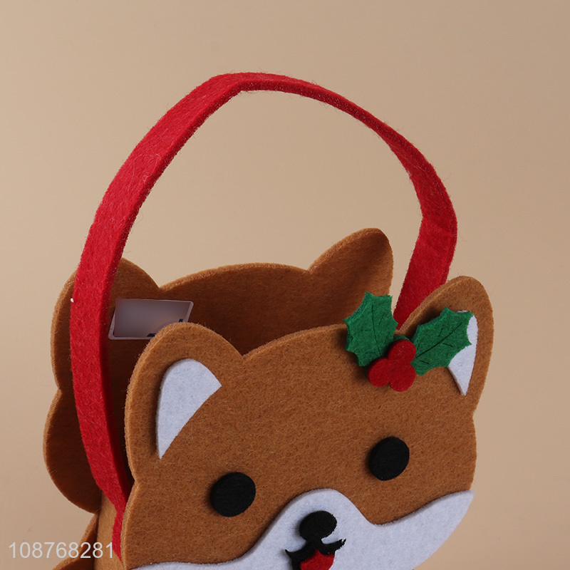 Hot products felt cloth christmas basket