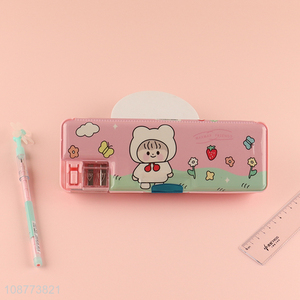 Good quality cartoon plastic pencil case pencil box