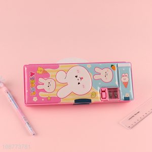 Online wholesale cartoon plastic pencil case pencil box