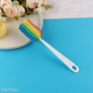 Wholesale long handle sponge cup brush bottle brush