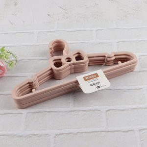 Yiwu market 5pcs children plastic clothes hanger