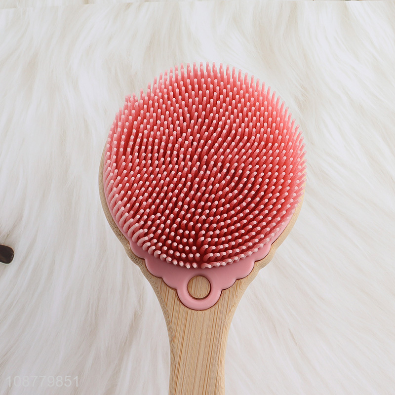 Top selling silicone bath massage brush wholesale