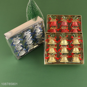 Top quality bell christmas hanging ornaments