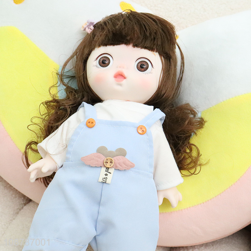 New product cute long hair girl doll baby toys