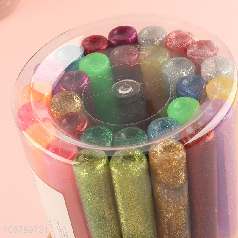 Yiwu market kids non-toxic glitter glue set