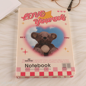 New style bear cover students writing notebook