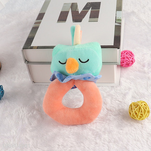 China imports stuffed plush rattle shaker newborn sensory toy