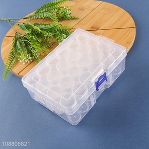 New arrival clear portable diamond painting storage container