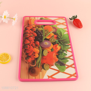 Good quality rectangular custom print plastic cutting board