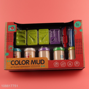 Hot items diy colored mud toys play dough set