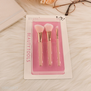 Online wholesale 3pcs pink makeup brush makeup tool set