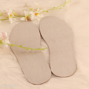 Hot selling thin moisture wicking insoles cotton cork insoles