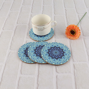 Online wholesale round 4pcs heat-resistant cup mat