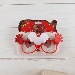 Top sale santa claus christmas party glasses wholesale