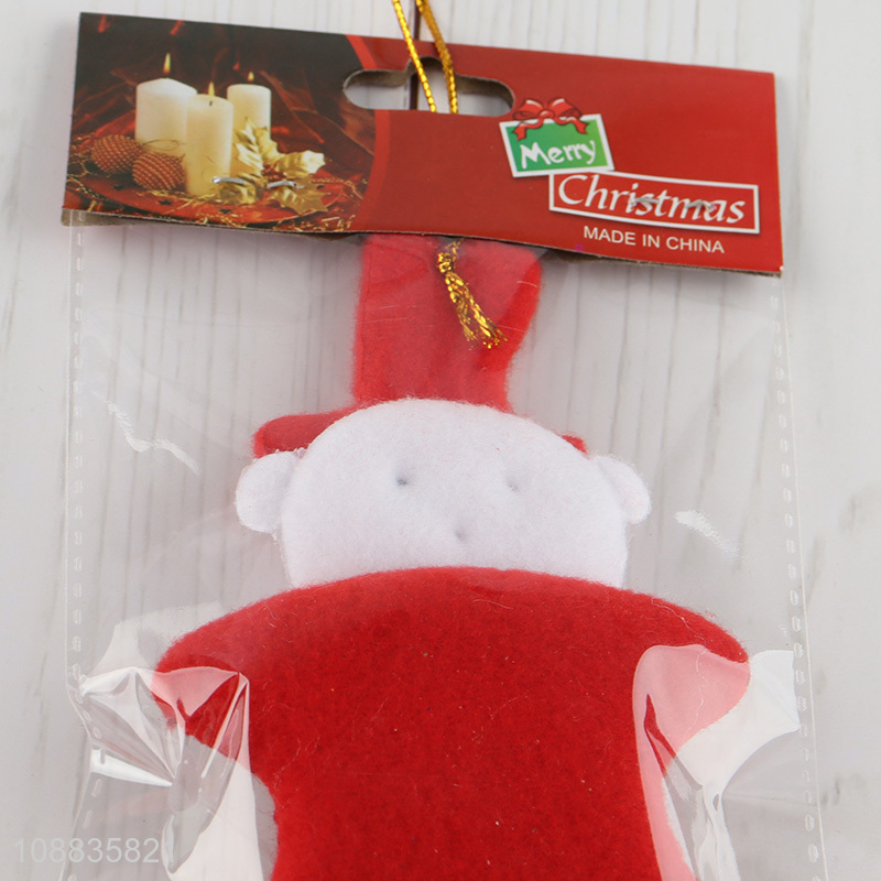 New arrival bear shaped decorative christmas hanging ornaments