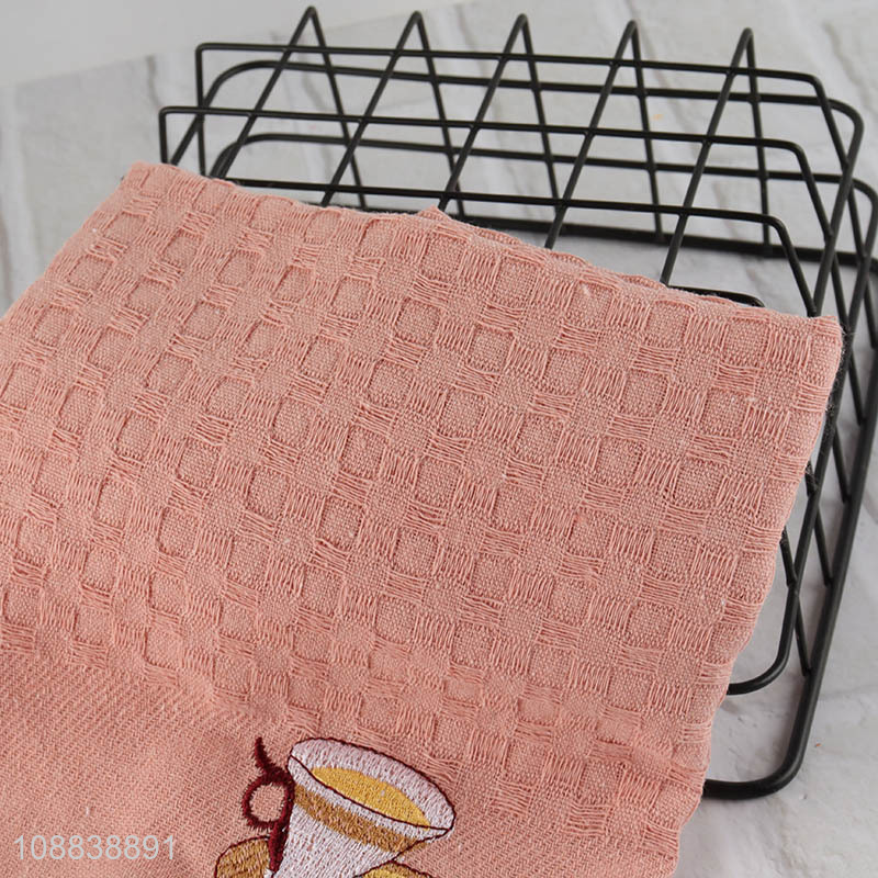 Factory price cotton kitchen cleaning cloth tea towel for sale