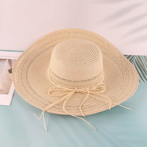 New arrival floppy straw hat beach sun hat for women