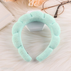 Wholesale sponge spa headband makeup headband for washing face