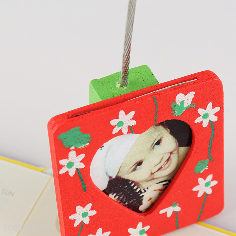 Hot sale office desktop name card holder with photo frame