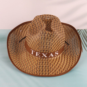 New product summer beach sunhat wide brim straw hat for men