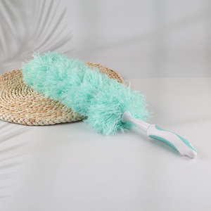 Top selling microfiber duster with non-slip handle