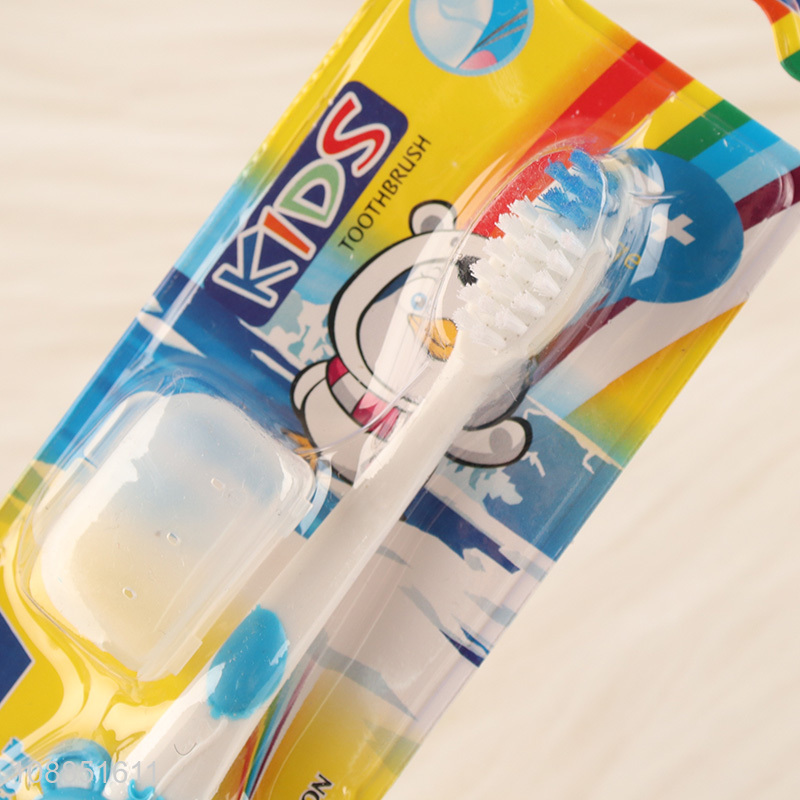 Hot selling cartoon children toothbrush manual kids toothbrush