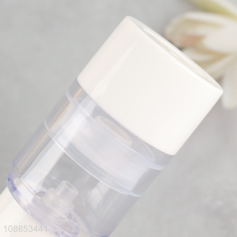 Good quality 15ml clear empty airless cosmetic cream pump bottle