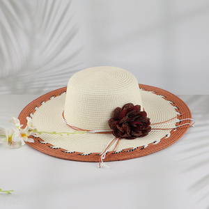 Top selling outdoor beach summer straw hat wholesale