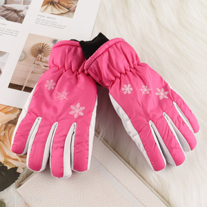 China imports winter snow ski gloves for kids boys girls