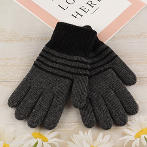 New product men women winter warm gloves outdoor knitted gloves