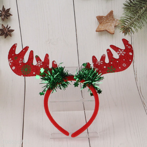 Popular products elk christmas hair hoop for party supplies