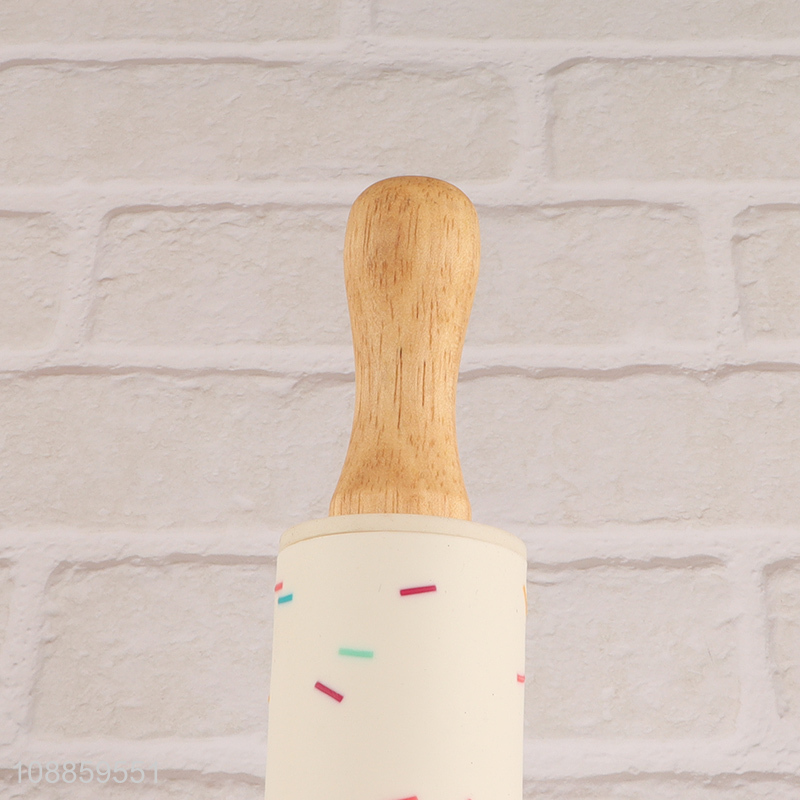 Good price wooden handle pastry dough rolling pin for kitchen