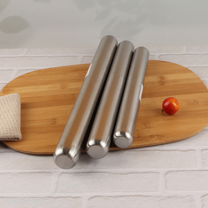 Latest products stainless steel non-stick pastry dough rolling pin